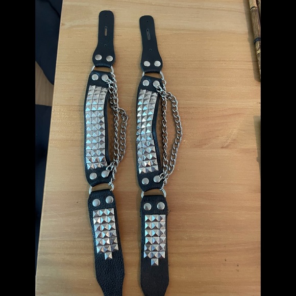 ♾SOLD Spell Designs Sample Gypsy Rocker Boot Chains♾ - Picture 3 of 4